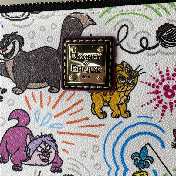Dooney & Bourke x Disney Cats Wristlet